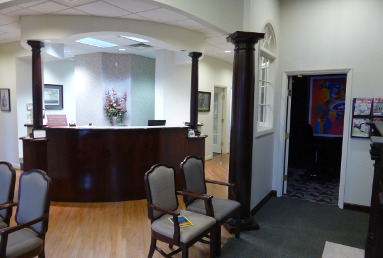 interior de la oficina de ortodoncia de Masterpiece Smiles en Lawrenceville